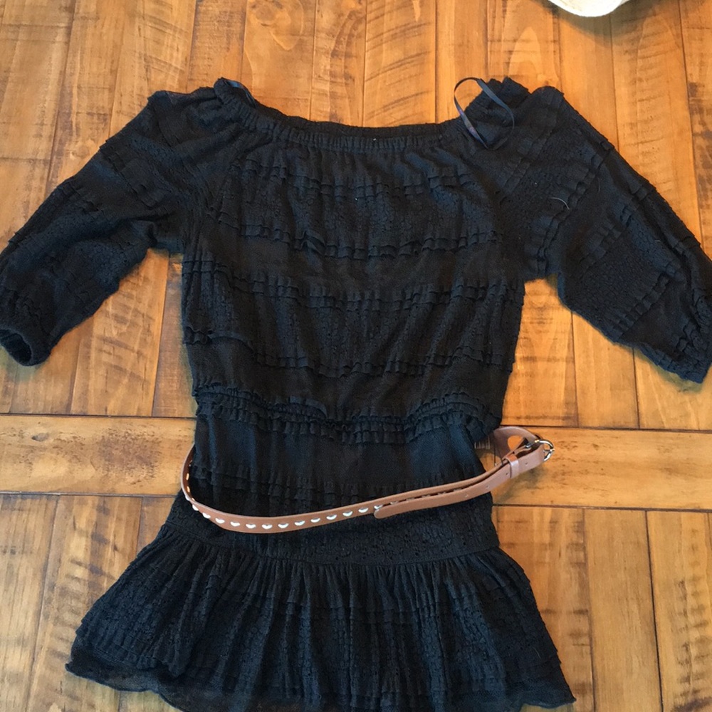 Beautiful black lace dress, worn once!